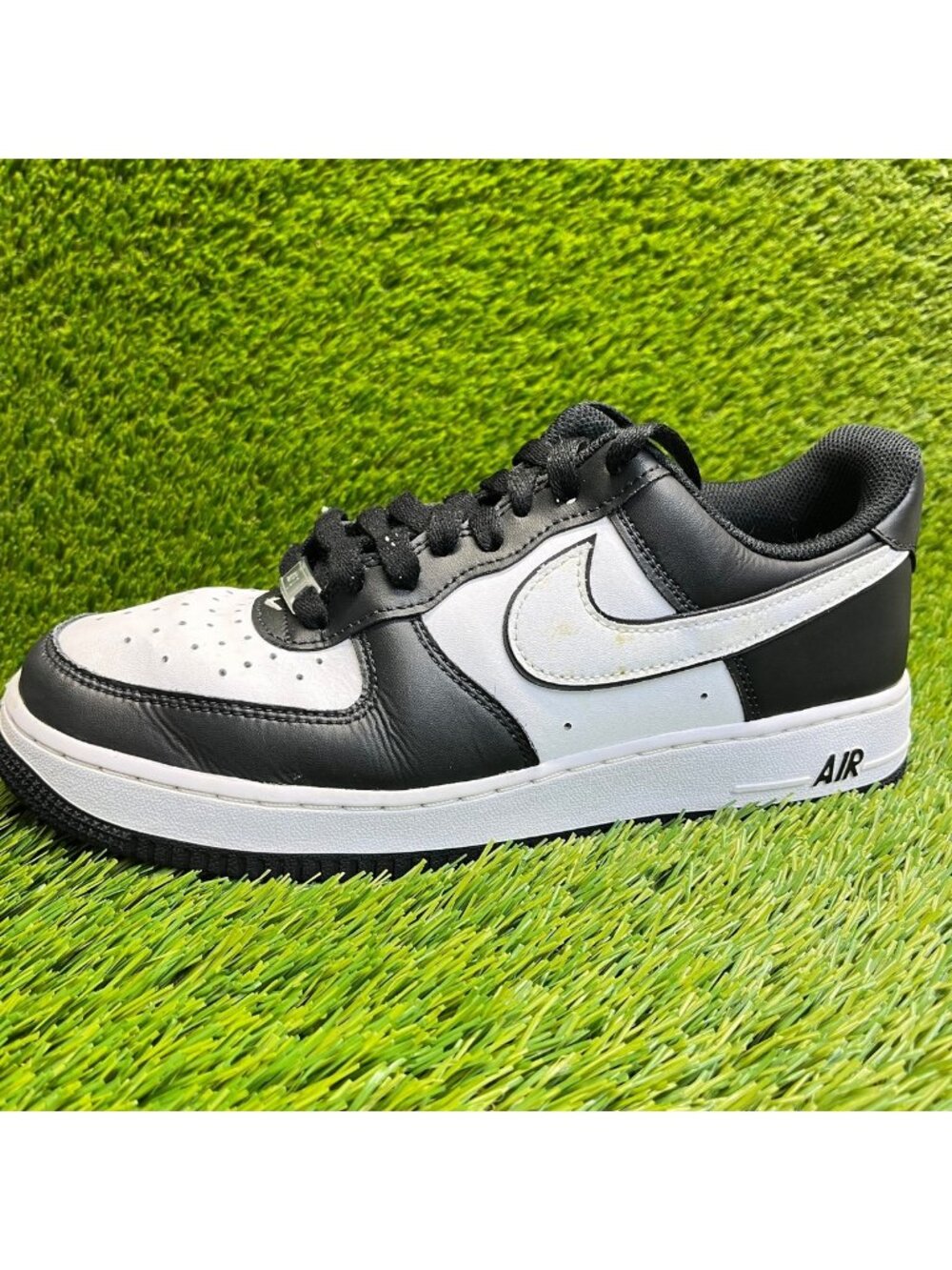 Nike Air Force 1 Low '07 Panda Mens Size 8.5 White Black Athletic Shoes Sneakers - Picture 4 of 10